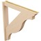 Ekena Millwork 5 1/2-in W x 38-in D x 42-in H Funston Trad Rough Cedar Woodgrain TimberThane Outlooker, Primed Tan OUTUR055X38X42FST04RCPR - alternate 6